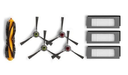 Robot odkurzacz - szczotki boczne 2 szt.,szczotka główna, filtr ECOVACS DM82-KTA do Ecovacs  DM82 wyprodukowany po 20/11/2016