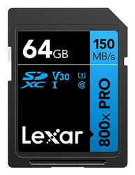 MEMORY SDXC 64GB UHS-I/LSD0800P064G-BNNNG LEXAR