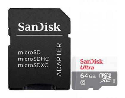 PAMIĘĆ MICRO SDXC 64GB UHS-I SDSQUNR-064G-GN3MA SANDISK