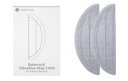 VACUUM ACC MOP CLOTH VIBRARISE/GREY 2PC 8.02.0436 ROBOROCK