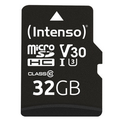 PAMIĘĆ MICRO SDHC 32GB C10 W/ADAPTER 3433480 INTENSO