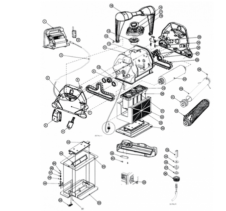 Replacement Hayward Strap Guide RCX26001