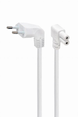 KABEL ZASILAJĄCY EU 2.5M ANGLED PC-184L-VDE-2.5M-W GEMBIRD