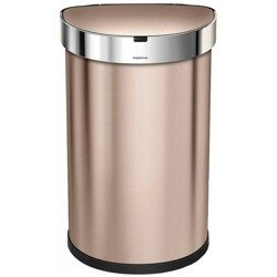 Kosz automatyczny Simplehuman SEMI-ROUND 45L - rose gold