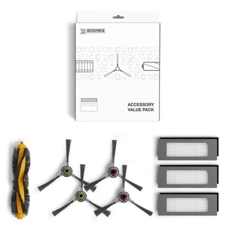 Robot odkurzacz - szczotki boczne 4 szt.,szczotka główna, 3 x filtr, ECOVACS DD4G-KTA do Ecovacs  OZMO 610