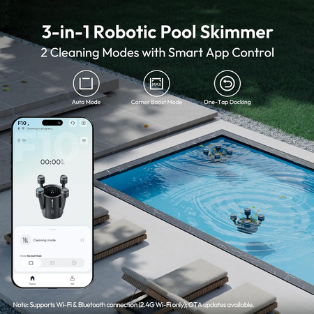 OUTLET: Robot do czyszczenia basenu - Bublue VORTEX V5 / F10 robot skimmer