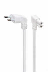 KABEL ZASILAJĄCY EU 2.5M ANGLED PC-184L-VDE-2.5M-W GEMBIRD