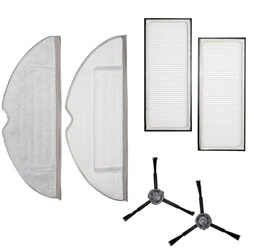 Roborock S8/S8+ Accessories Kit with Washable Filters, VibraRise Mop Cloths & Side Brushes