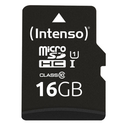 PAMIĘĆ MICRO SDHC 16GB UHS-I W/ADAPTER 3423470 INTENSO
