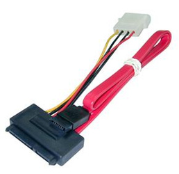 CABLE SATA INTERNAL DATA&POWER/0.5M 33365 LINDY