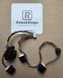 Roborock Saros 10 Sensorsatz links (L) mit Kliff- und Stoßsensor
