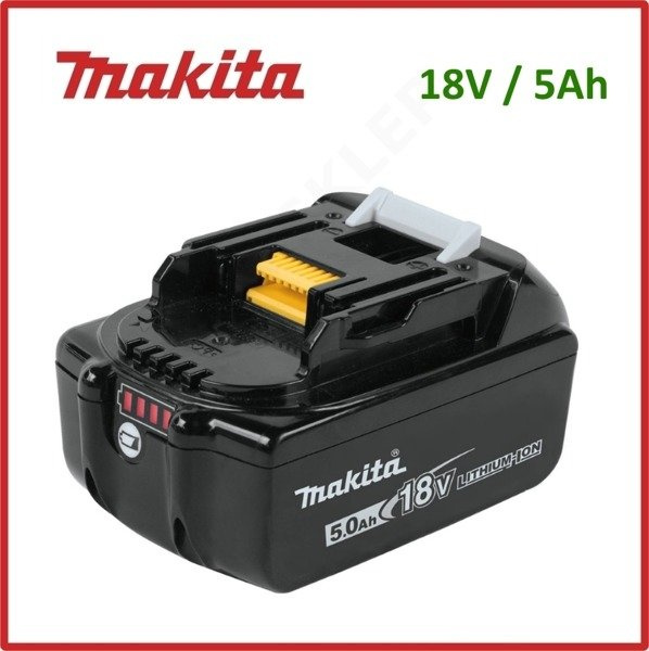 Akumulator do robota Makita DRC200Z - MAKITA BL1850B 1szt. Oryginalny akumulator 18V 5,0Ah Li-Ion bateria ze wskaźnikiem naładowania 632F15-1 mocniej