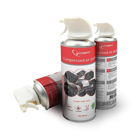 SKOMPRESOWANE POWIETRZE DUSTER 400ML CK-CAD-FL400-01 GEMBIRD