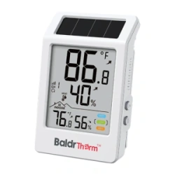 Termohigrometr BALDRTHERM B0707 zasilany energią słoneczną
