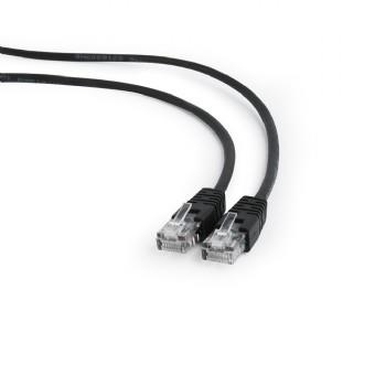 KABEL PATCH CAT5E UTP 0.5M BLACK PP12-0.5M/BK GEMBIRD