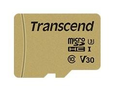PAMIĘĆ MICRO SDHC 16GB W/ADAPT UHS-I TS16GUSD500S TRANSCEND