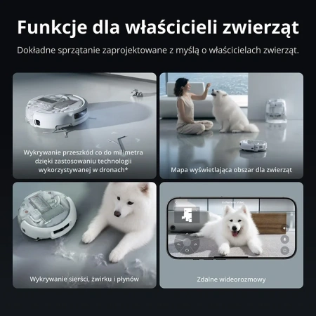 Robot sprzątający DJI ROMO P2 ze stacją