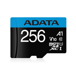 PAMIĘĆ MICRO SDXC 256GB W/AD. AUSDX256GUICL10A1-RA1 ADATA
