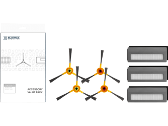 Robot odkurzacz - szczotki boczne 2 szt.,szczotka główna, filtr ECOVACS DM82-KTA do Ecovacs  DM82 wyprodukowany po 20/11/2016
