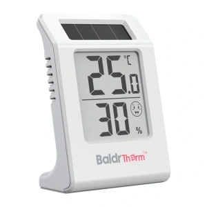 Termohigrometr BALDRTHERM E0587TH zasilany energią słoneczną