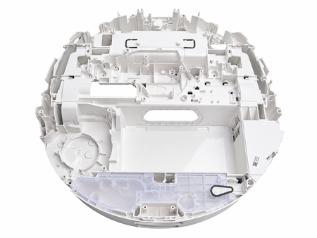 Roborock S7 Max Ultra Lower Housing Assembly White Robot Vacuum Part