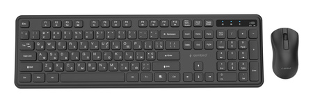 KEYBOARD +MOUSE WRL CYRILLIC/BK KBS-WPS-01-CYRL GEMBIRD