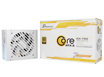 CASE PSU ATX 750W/WHITE CORE GX 750 SEASONIC