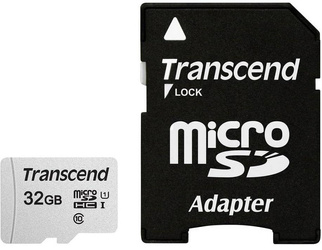 PAMIĘĆ MICRO SDHC 32GB W/ADAP C10 TS32GUSD300S-A TRANSCEND