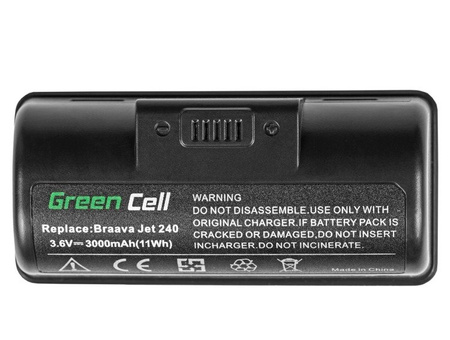 Bateria Green Cell akumulator iRobot Roomba 3000mAh, do 80501 510 530 540 550 560 570 580 610 620 625 760 770 780 14.4V