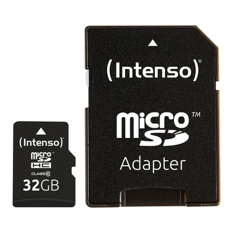 PAMIĘĆ MICRO SDHC 32GB C10 W/ADAPTER 3413480 INTENSO