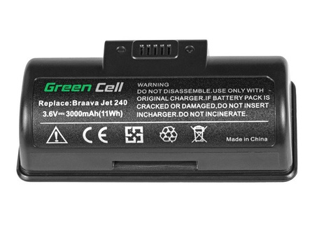 Bateria Green Cell akumulator iRobot Roomba 3000mAh, do 80501 510 530 540 550 560 570 580 610 620 625 760 770 780 14.4V