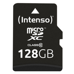 PAMIĘĆ MICRO SDXC 128GB C10 W/ADAPTER 3413491 INTENSO