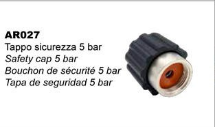 EOLO AR027 - zawór bezpieczeństwa 3/4" 5 bar z uszczelką