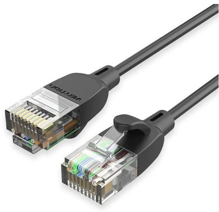 PATCH CABLE CAT.6A UTP/5M BLACK IBIBJ VENTION