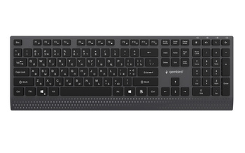 KEYBOARD MULTIMEDIA USB CYRILL/BLACK KB-MCH-06-CYRL GEMBIRD
