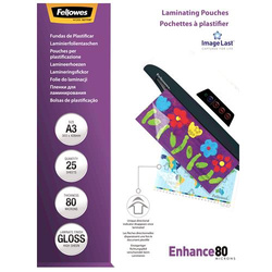 LAMINATOR POUCH IMAGELAST A3 80 25PCS 5396403 FELLOWES