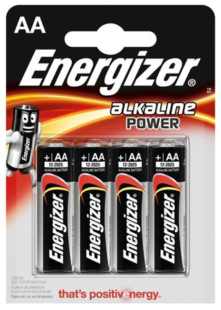 4 x bateria alkaliczna Energizer Alkaline Power LR6/AA (blister)