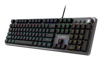 KEYBOARD GAMING BLACK US/FORGE GK310 RED MSI
