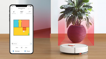 Robot odkurzacz Xiaomi Mi Robot, 5200 mAh - do 250m2 powierzchni odkurzania w 1 cyklu