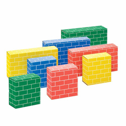 TOY BUILDING BLOCKS 4-COLOURS/40PK 100053819 FELLOWES