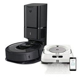 Zestaw IROBOT ROOMBA i7+ (i7558 grey) + Braava M6