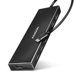 I/O HUB USB-C 7PORT FLAT/0.3M HUE-F7C AXAGON