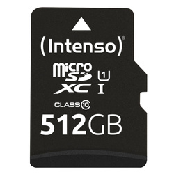 PAMIĘĆ MICRO SDXC 512GB UHS-I W/ADAPTER 3423493 INTENSO