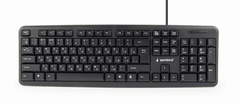KLAWIATURA STANDART USB RUS BLACK KB-U-103-RU GEMBIRD