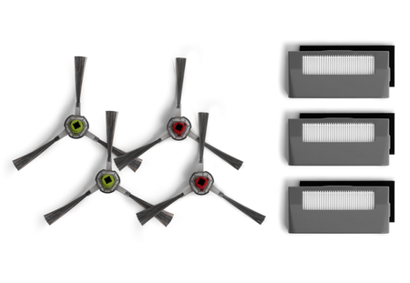 Robot odkurzacz - szczotki boczne 2 szt.,szczotka główna, filtr ECOVACS DM82-KTA do Ecovacs  DM82 wyprodukowany po 20/11/2016