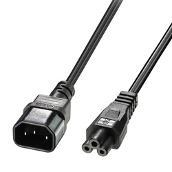 CABLE POWER IEC C14 TO IEC C5/5M 30343 LINDY