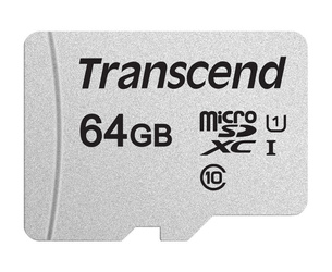 PAMIĘĆ MICRO SDXC 64GB C10 TS64GUSD300S TRANSCEND