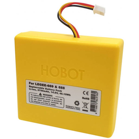 Robot do mycia podłóg HOBOT Legee 669, 688 - Akumulator Li-Po 2750 mAh 