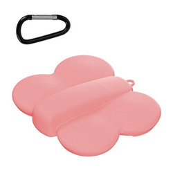 Etui ochronne SUNNYLIFE Butterfly Neo z karabińczykiem (różowe)