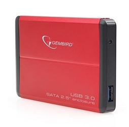 OBUDOWA HDD EXT. USB3 2.5" RED EE2-U3S-2-R GEMBIRD